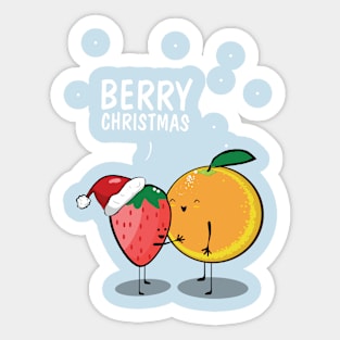 Berry Christmas Sticker